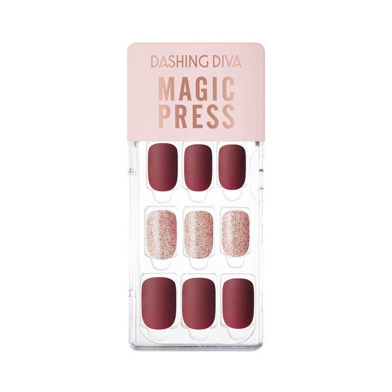 [ROYAL PALACE] MAGIC PRESS NAIL - DAZZLING BURGUNDY