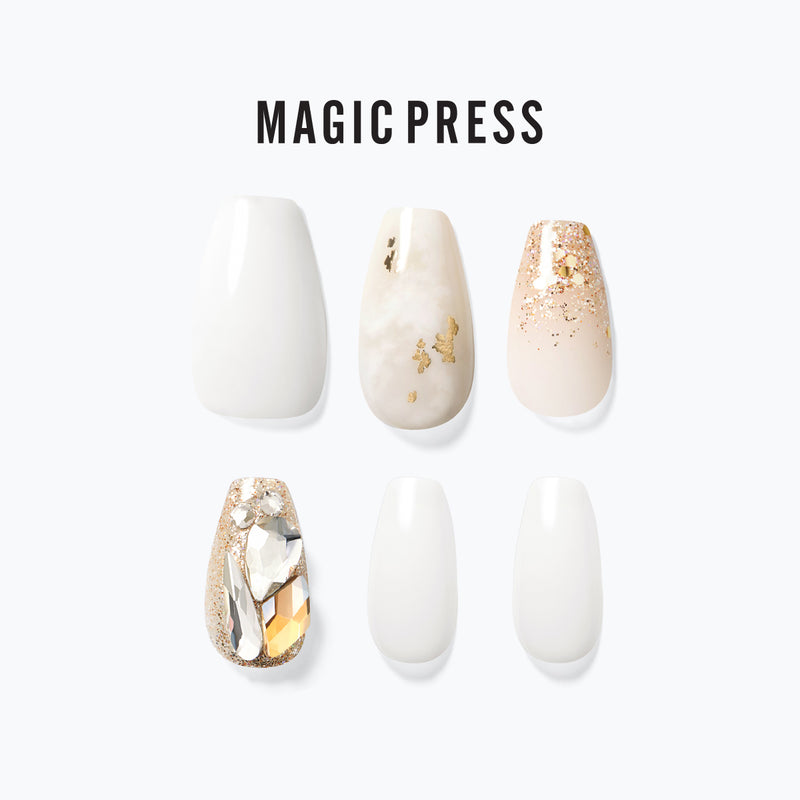 [CRYSTAL BEADS] MAGIC PRESS NAIL - GLAM STAR