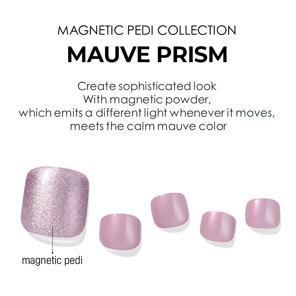 [MAGNETIC PEDI COLLECTION] MAGIC PRESS PEDI - MAUVE PRISM