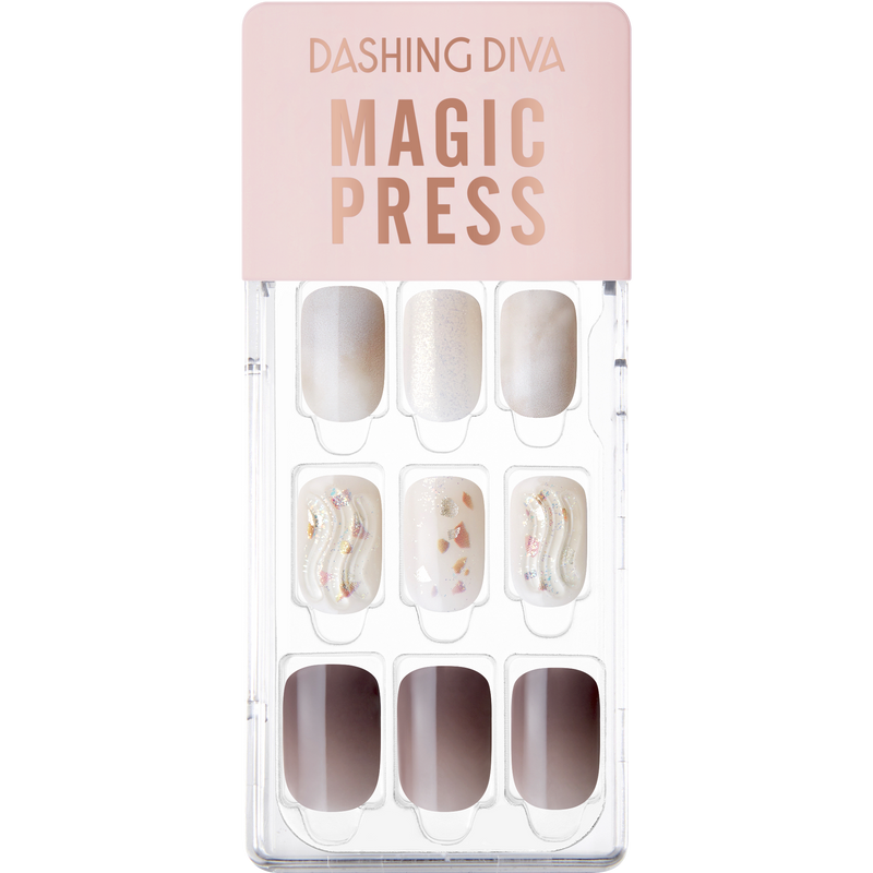 [SOFT TOUCH] MAGIC PRESS NAIL - BROWN WAVE