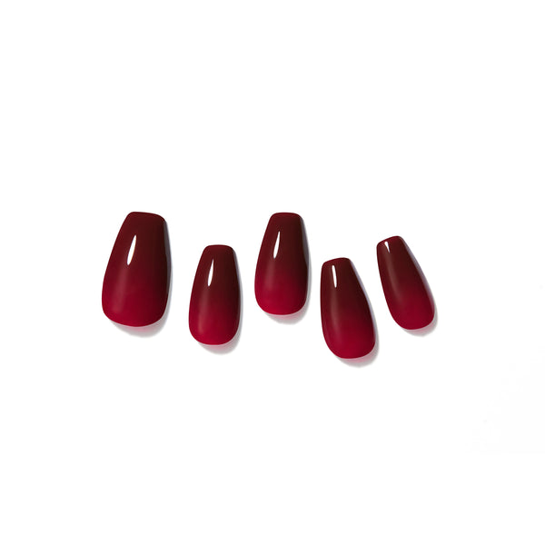 [COLOURFUL PALETTE] MAGIC PRESS NAIL - HOT RED