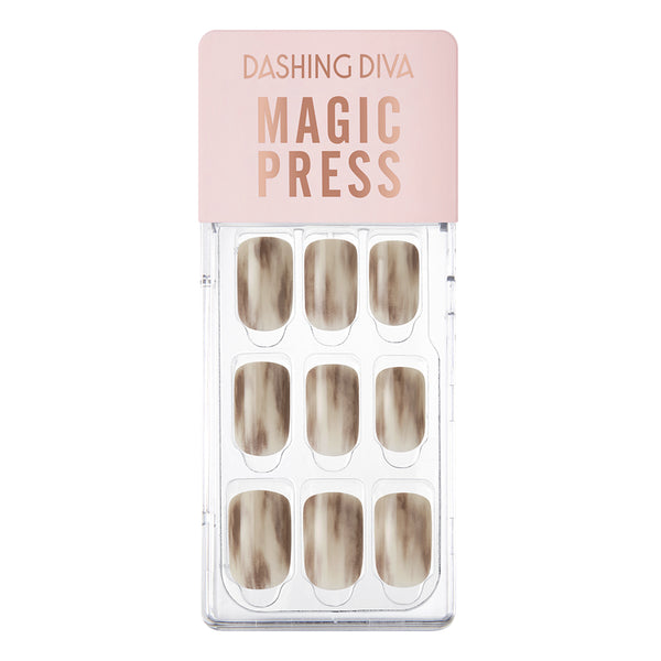 [VINTAGE GLASS COLLECTION] MAGIC PRESS NAIL - VINTAGE BEIGE