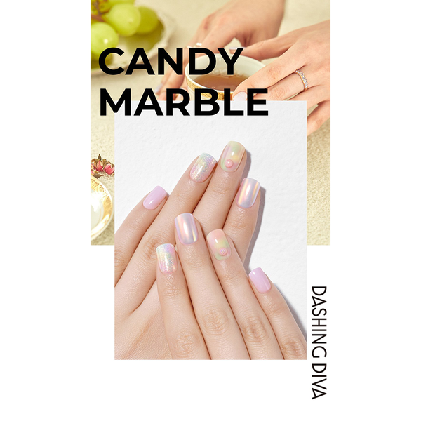 [CANDY MARBLE] MAGIC PRESS NAIL - SUGAR CANDY MARBLE