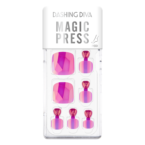 [VIVID RAINBOW COLLECTION] MAGIC PRESS PEDI - NEON LIGHT VIOLET