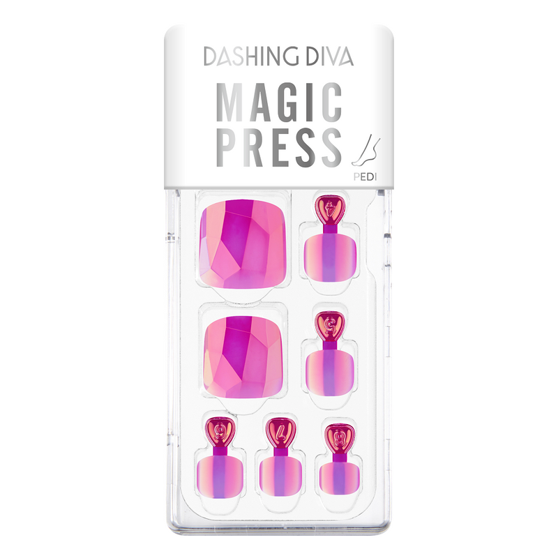 [VIVID RAINBOW COLLECTION] MAGIC PRESS PEDI - NEON LIGHT VIOLET