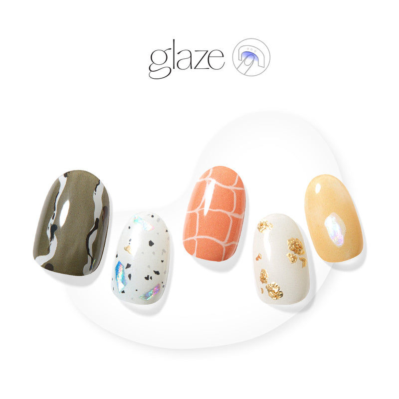 [RAINBOW DROPS] GLAZE GEL NAIL – VINTAGE OBJET