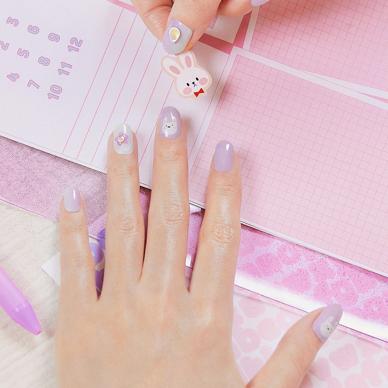 [RAINBOW DROPS] GLAZE GEL NAIL – LAVENDER RABBIT