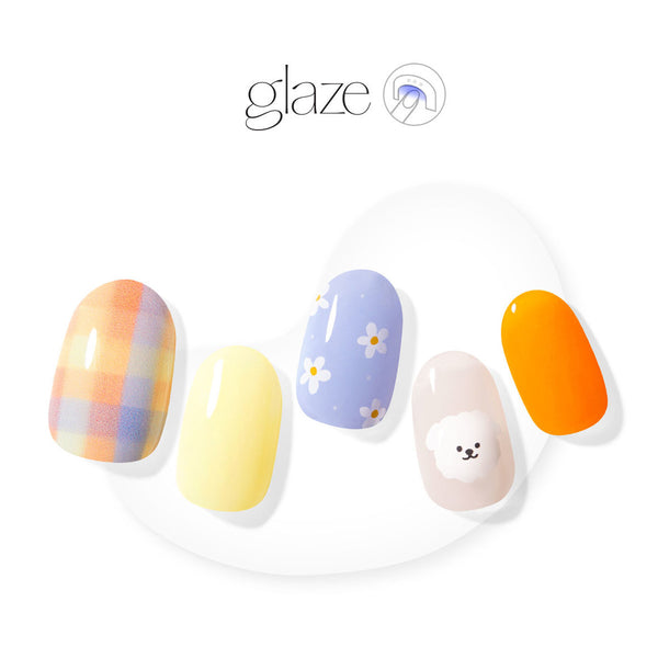 [BOTANIC GARDEN] GLAZE GEL NAIL – FLOWER PUPPY