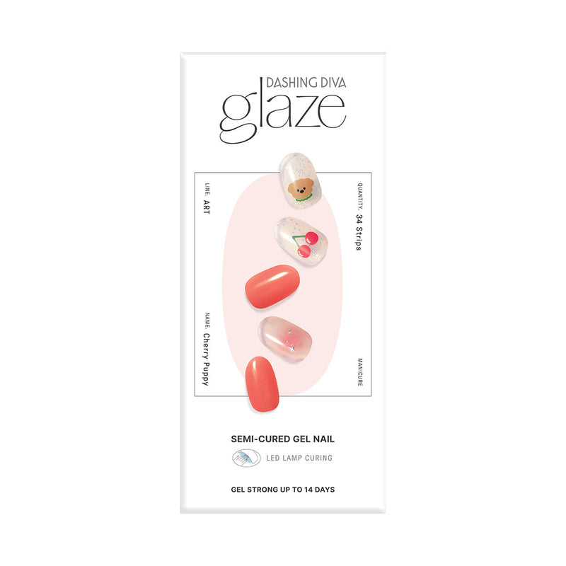 [APRIL COLLECTION] GLAZE GEL NAIL – CHERRY PUPPY