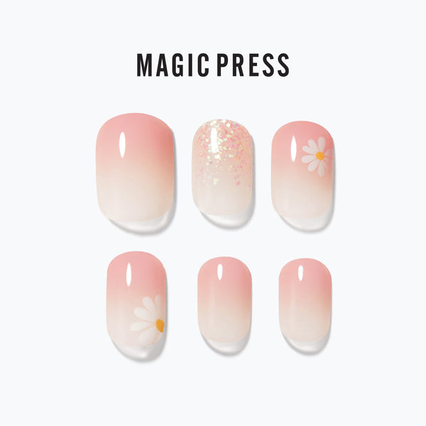 [FLOWER GARDEN] MAGIC PRESS NAIL - LOVELY DAISY