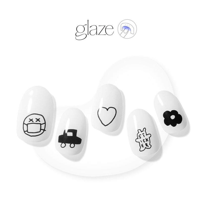 [INAPSQUARE COLLECTION] GLAZE GEL NAIL – DAY DAY NAIL