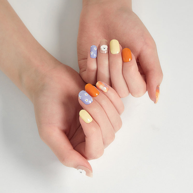 [BOTANIC GARDEN] GLAZE GEL NAIL – FLOWER PUPPY