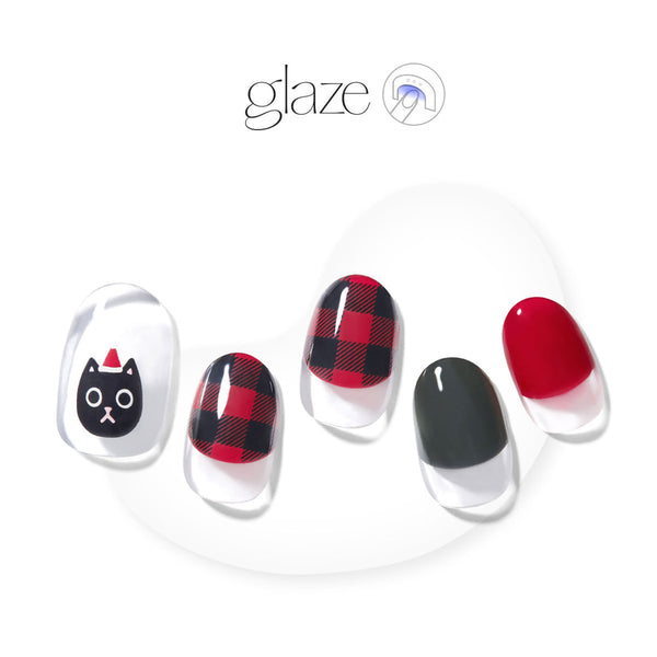 [SANTA IS COMING] GLAZE GEL NAIL – BLACK CAT